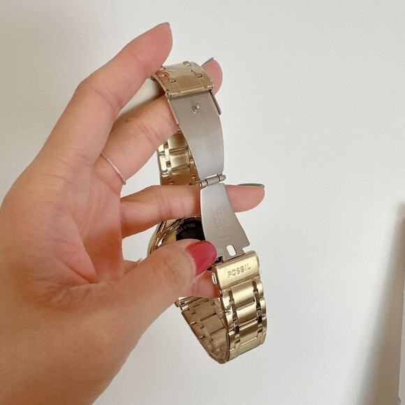 Fossil BQ2366 Fenmore Multifunction Gold-Tone Stainless Steel Watch - Picture 5 of 7